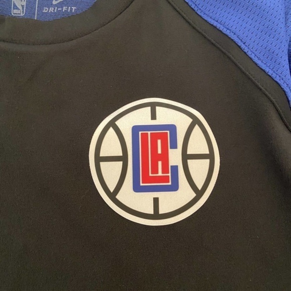 Nike Dri Fit NBA LA Clippers Shirt‎ Mens size M Tall MSRP $100 - Picture 4 of 12
